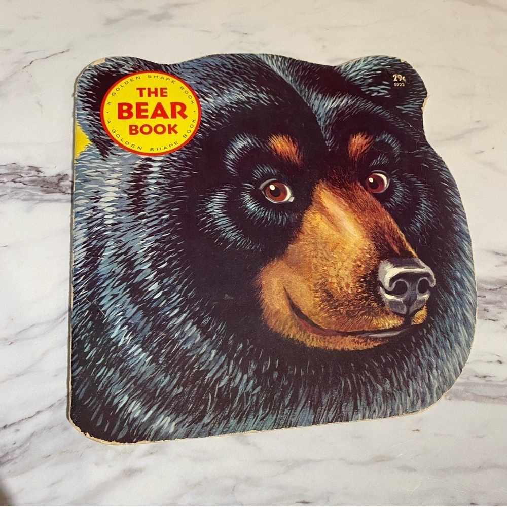 Vintage The Bear Book by Jan Pfloog Golden‎ Press New York